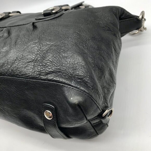 Coach Black Leather Ashley Convertible Tote Bag F15445 - Picture 7 of 11